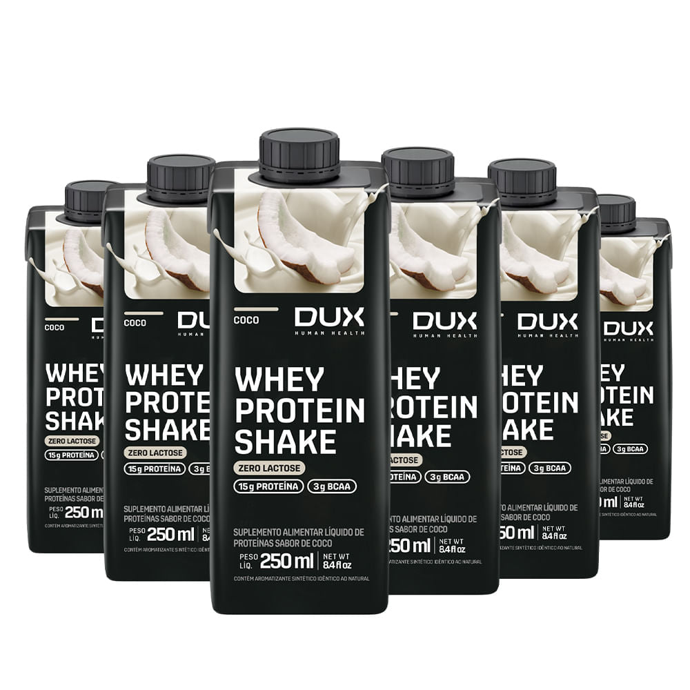 Kit 12 Whey Protein Shake